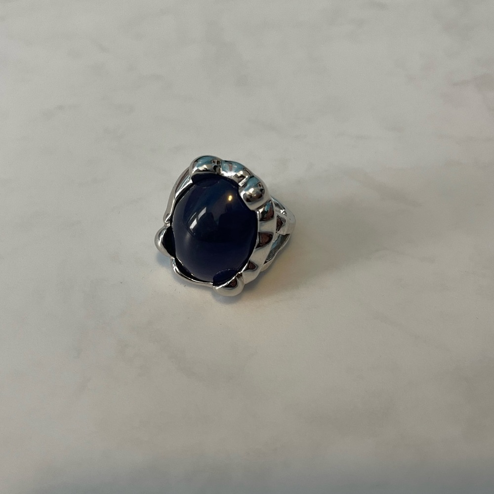 Navy Stone Ring
